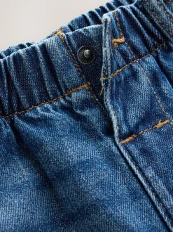 Donkerblauw denim - Jeans met wijde pijpen (3 mnd-7 jr)
