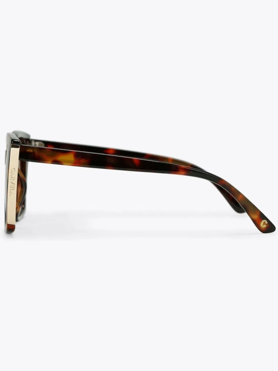 Donkerbruin - Carvela Square Frame Sunglasses