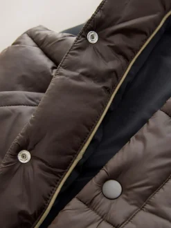 Donkerbruin - Gewatteerde gilet (3 mnd- 10 jr)
