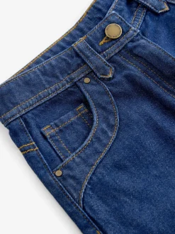 Donkere inktblauwe wassing - Jeans met wijde pijpen (3-16 jr)