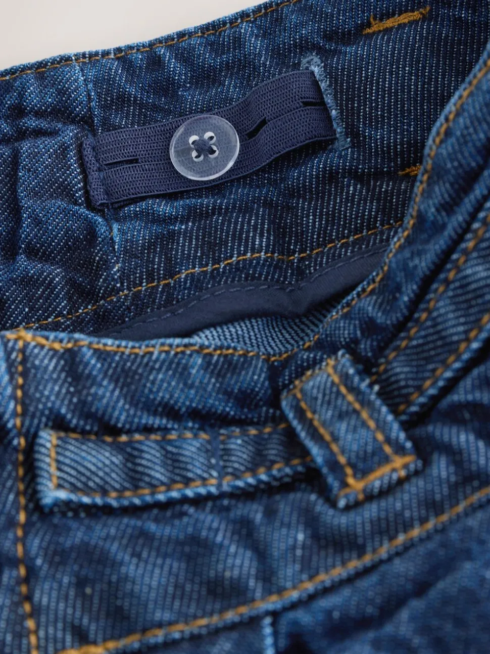 Donkere wassing - Geplooide denim rok (3-16jr)