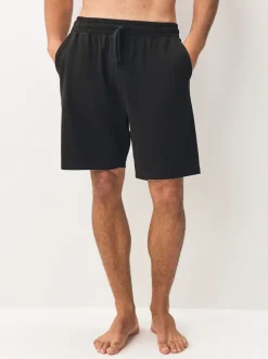 Donkergrijs/zwart - Loopback Soft Touch 2 Pack Jogger Shorts