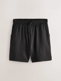 Donkergrijs/zwart - Loopback Soft Touch 2 Pack Jogger Shorts