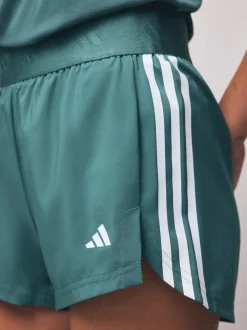 Donkergroen - adidas Hyperglam shorts van geweven stof