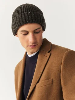 Donkergroen - Neppy Twist Beanie Hat
