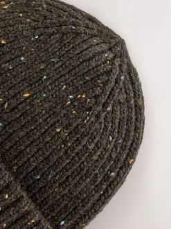 Donkergroen - Neppy Twist Beanie Hat