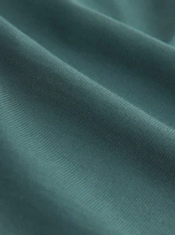 Donkergroen - Relaxed fit - Zwaar T-shirt