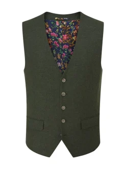 Donkergroen - Skopes Jude maatsnit getailleerd vest