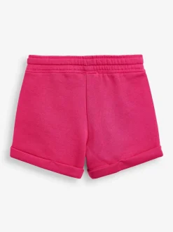 Donkerroze - Benetton 100% katoenen jersey shorts voor meisjes