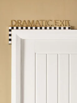 Dramatic Exit Metal Overdoor Wall Sign