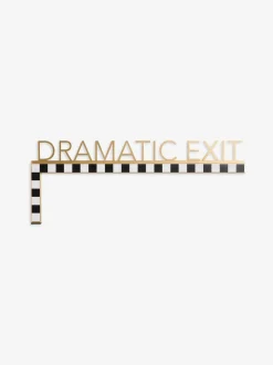 Dramatic Exit Metal Overdoor Wall Sign