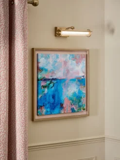 Dreamlake Scape By Sonal Nathwani Handpaint Detail Framed Wall Art