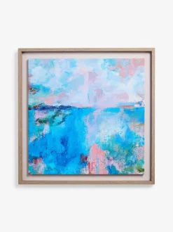 Dreamlake Scape By Sonal Nathwani Handpaint Detail Framed Wall Art