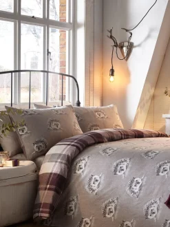 Dreams & Drapes Colville ruit superzachte 100% geborsteld katoenen dekbedovertrek- en kussensloopset