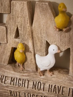 Ducks Family Slogan Wall Art