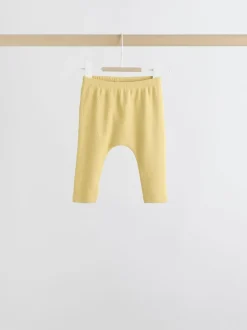 Ecru - 6 -delige set van top met lange mouwen en leggings (0mnd -3jr)