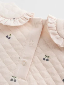 Ecru - Baby doorgestikte Sweatshirt en Broeken Set 2 Pieces (0mnd -2jr)