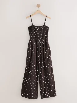 Ecru - Bandeau Jumpsuit with Linen
