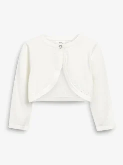 Ecru - Gelegenheidsvest met bolero (3 mnd- 16 jr)