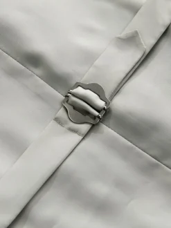 Ecru - Gilet van linnenmix met textuur