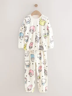 Ecru - Hello Kitty Cosy Fleece Pyjamas 1 Pack (3-16yrs)