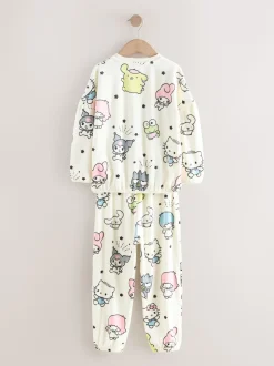 Ecru - Hello Kitty Cosy Fleece Pyjamas 1 Pack (3-16yrs)