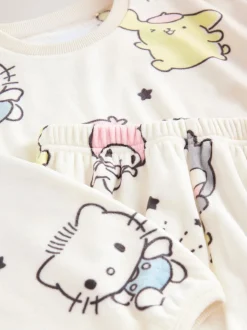 Ecru - Hello Kitty Cosy Fleece Pyjamas 1 Pack (3-16yrs)