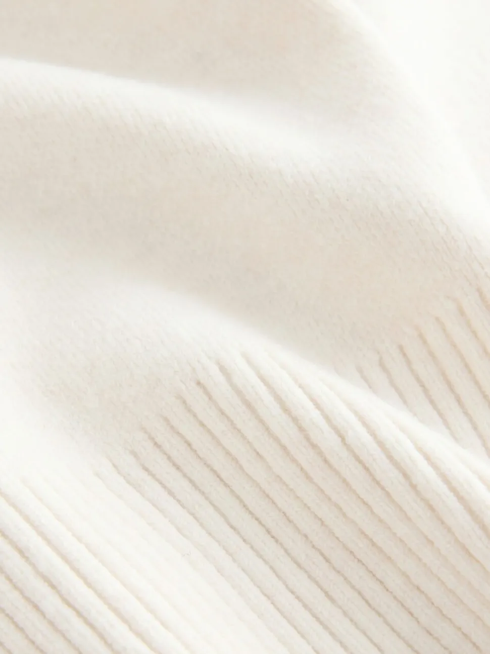 Ecru - Supersoft Tie Front Knitted Cardigan