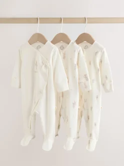 Ecru Fairy Mouse - Set van 3 babypyjama's (0-2jr)