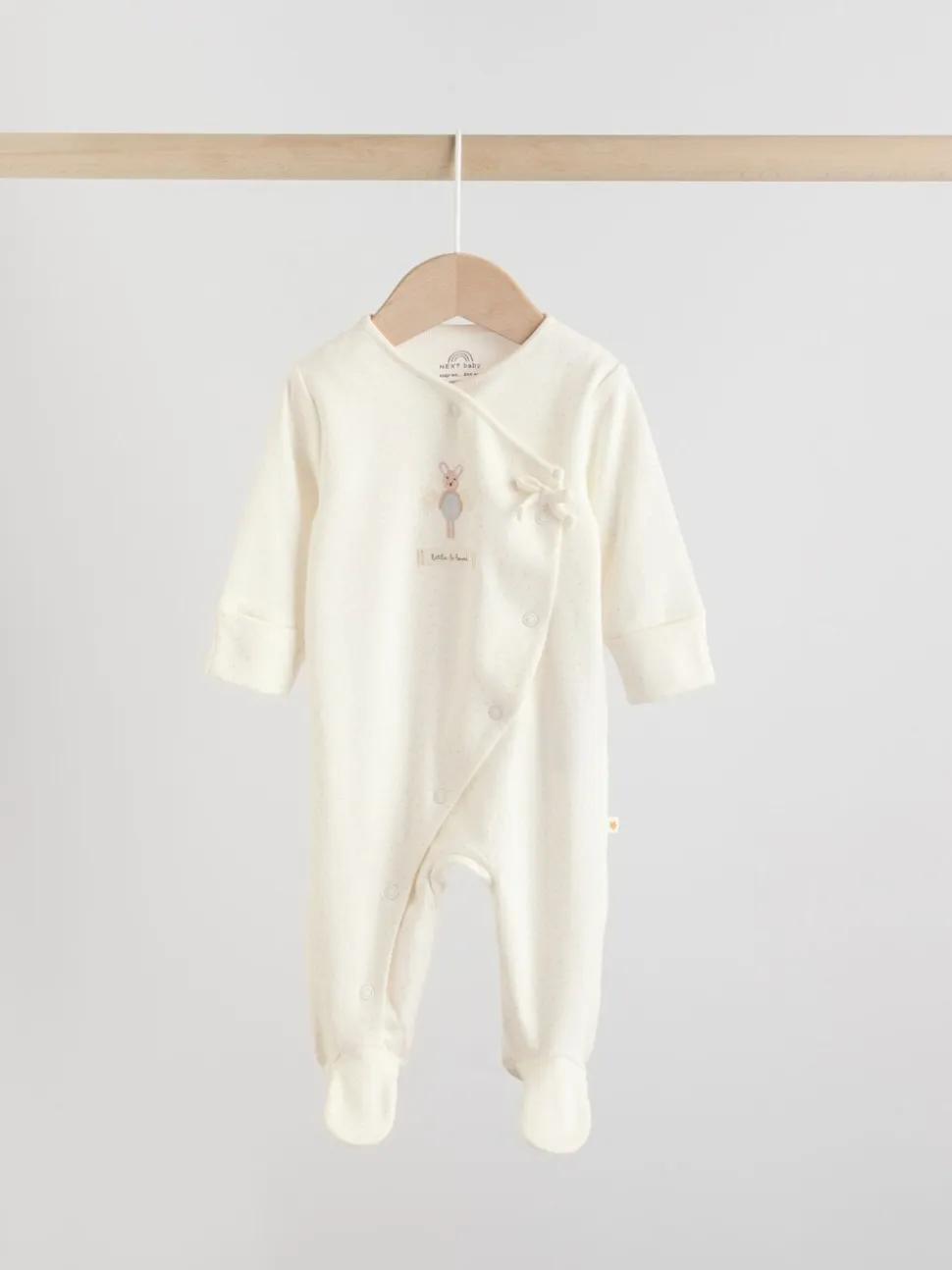 Ecru Fairy Mouse - Set van 3 babypyjama's (0-2jr)