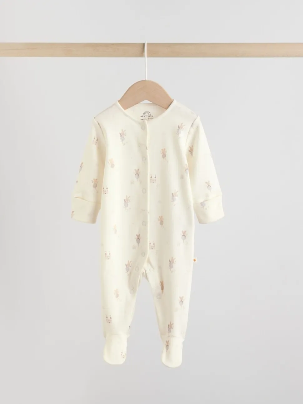 Ecru Fairy Mouse - Set van 3 babypyjama's (0-2jr)