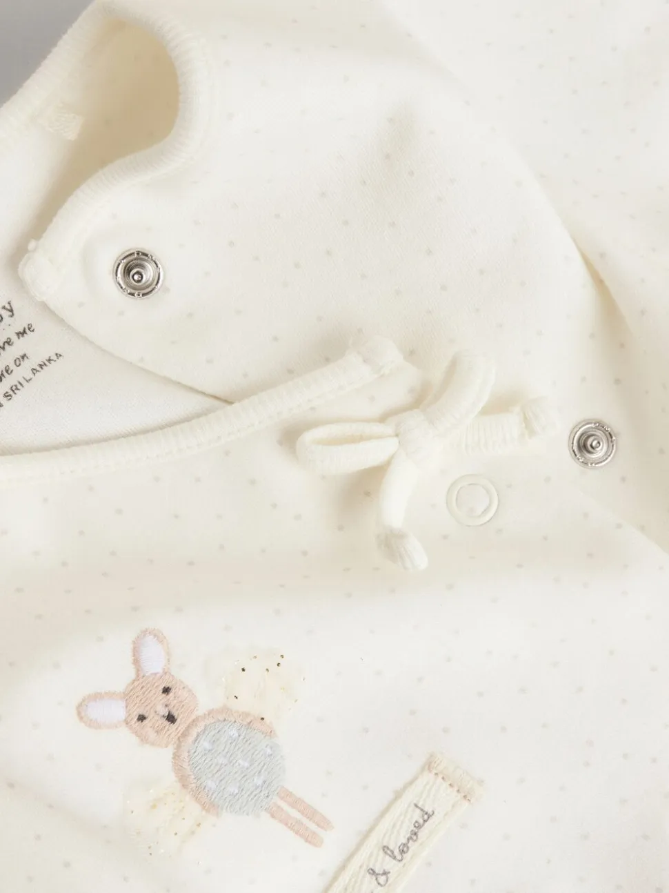 Ecru Fairy Mouse - Set van 3 babypyjama's (0-2jr)