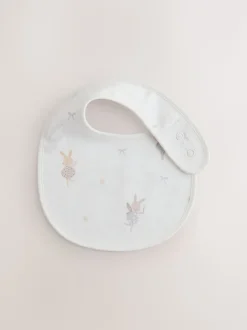 Ecru Fairy Mouse - Verpakking met 3 babyslabbetjes