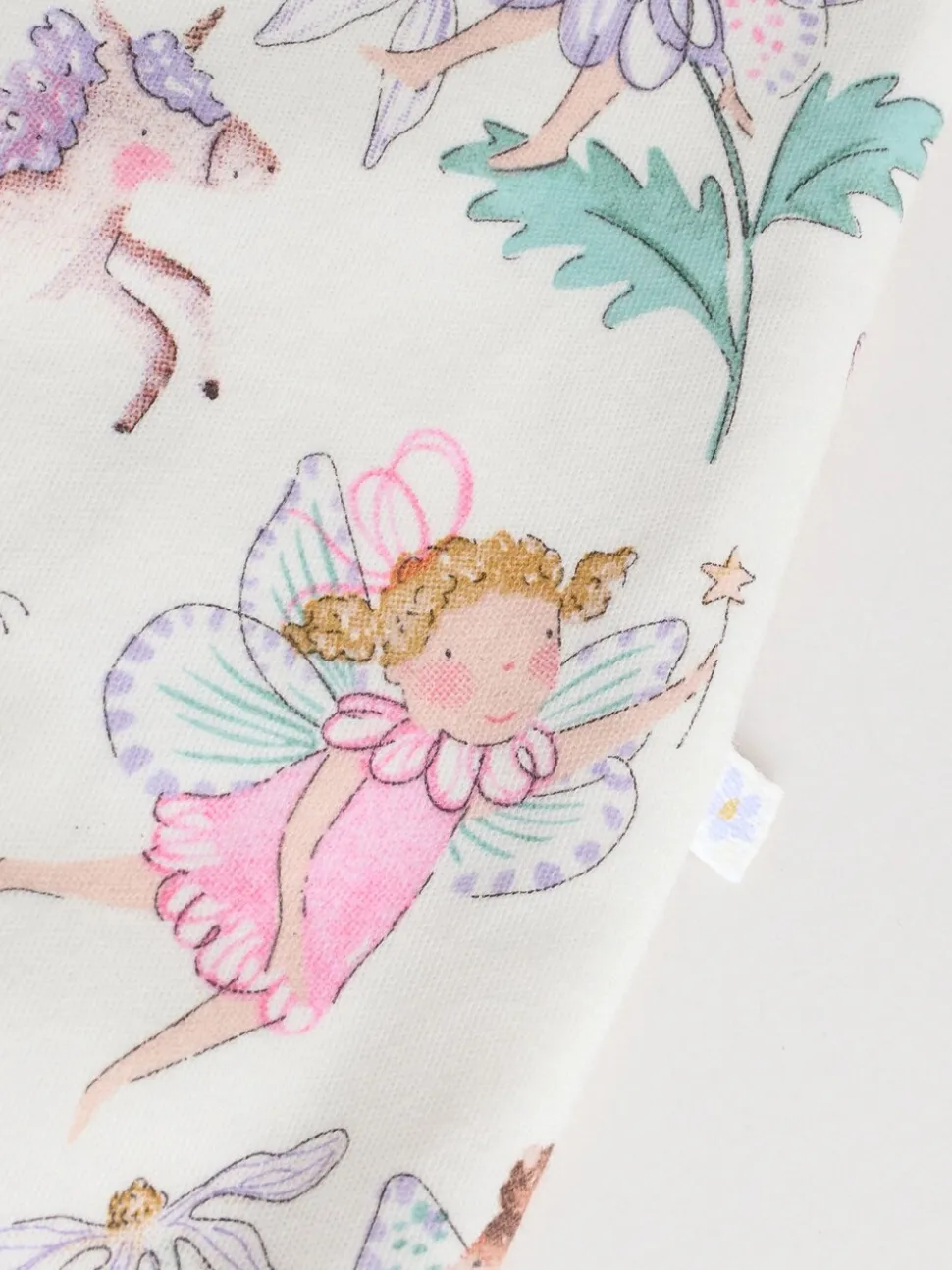 Ecru met elfje - Verpakking van 3 babypyjama's met tweewegrits (0-2jr)