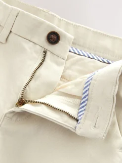 Ecru neutraal - Stretchy chino's (3-17jr)
