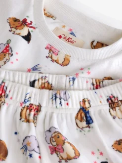 Ecru wit - Cath Kidston Cosy Fleece Pyjama's