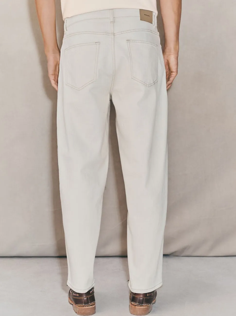 Ecru wit - EDIT Barrel Fit Jeans