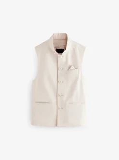 Ecru wit - Eid gilet (3mnd-16jr)