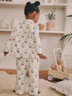 Ecru wit - Miffy-pyjama met knopen (9mnd-10jr)