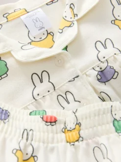 Ecru wit - Miffy-pyjama met knopen (9mnd-10jr)