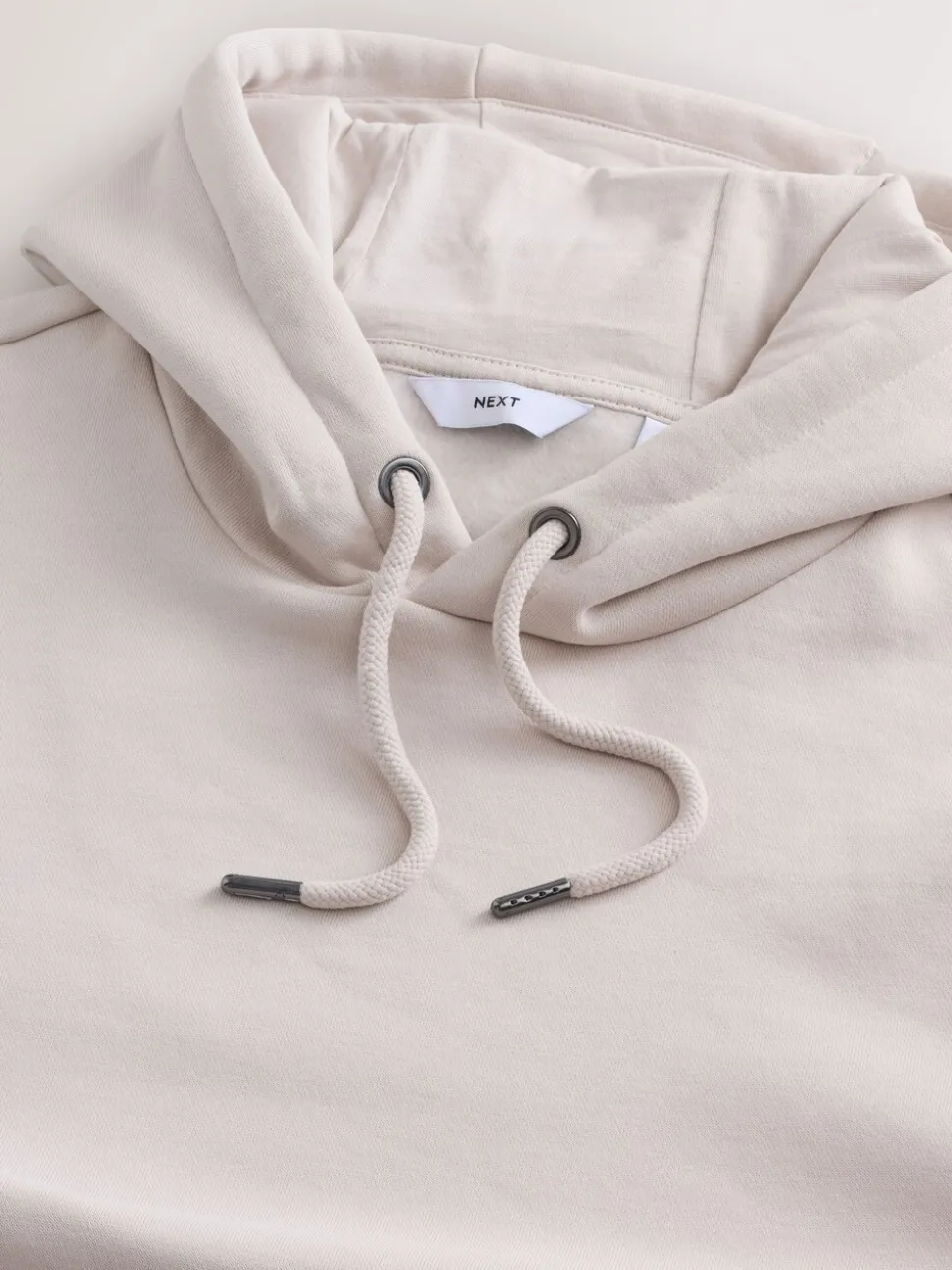 Ecru wit - Normale Pasvorm - Zwaargewicht Cotton Rich Jersey Hoodie