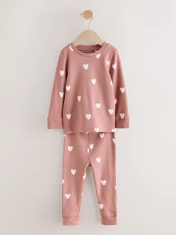 Ecru/Bruin Strikprint - Verpakking van 3 knusse pyjama's (9 mnd-12 jr)