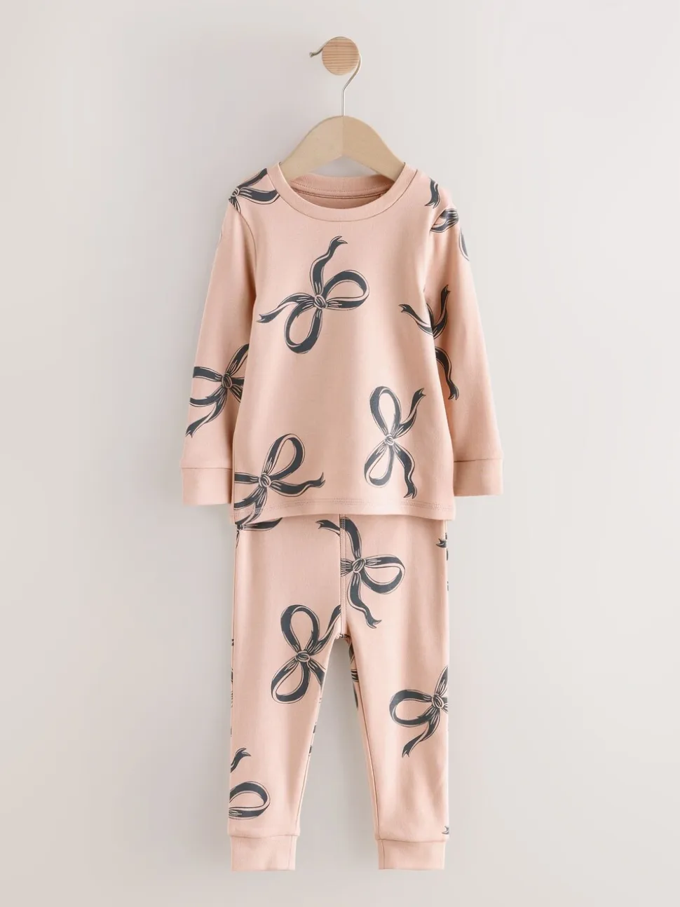 Ecru/Bruin Strikprint - Verpakking van 3 knusse pyjama's (9 mnd-12 jr)