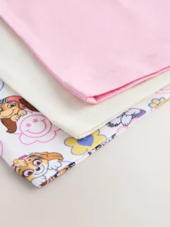 Ecru/roze - Paw Patrol hemden 3 verpakking (2-8jaar)