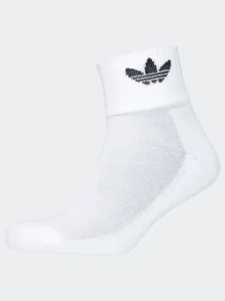 Ecruwit - adidas Originals set van 3 halfhoge sokken