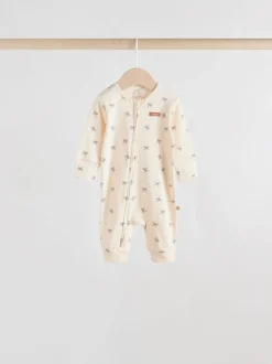 Eenkleurig luipaard en kers - Verpakking van 4 Baby pyjama's met tweewegrits en Print (0mnd -3jr)