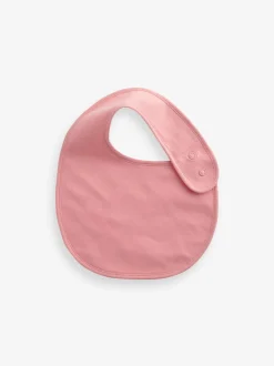 Effen roze - 5 Babyslabbetjes