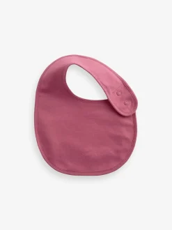Effen roze - 5 Babyslabbetjes