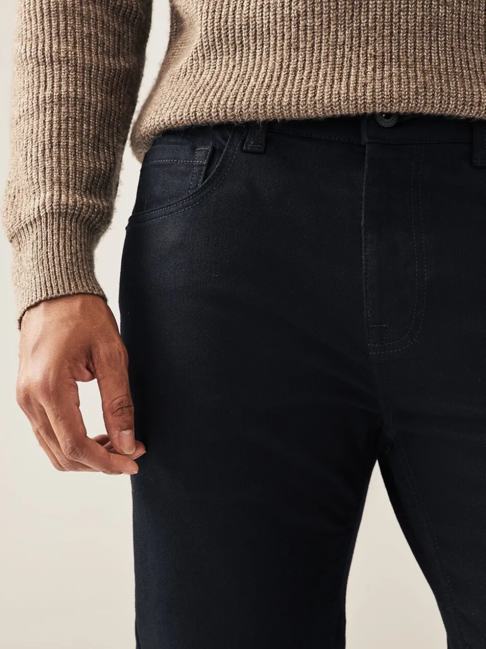 Effen zwart - Enkele - Skinny fit klassieke stretchy jeans