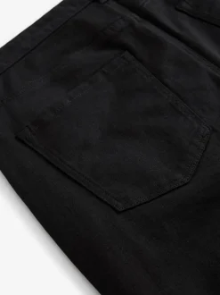 Effen zwart - Enkele - Slim fit klassieke stretchy jeans